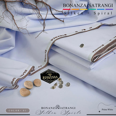 Silken Spiral Wash N Wear by BONANZA SATRANGI | Premium Four Season Stuff For MEN